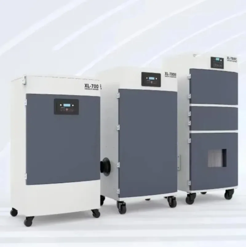 

Upgraded With Backflush 3000pa High Negative Pressure Industry Dust Collector for Cutting Machine and Odor Removal