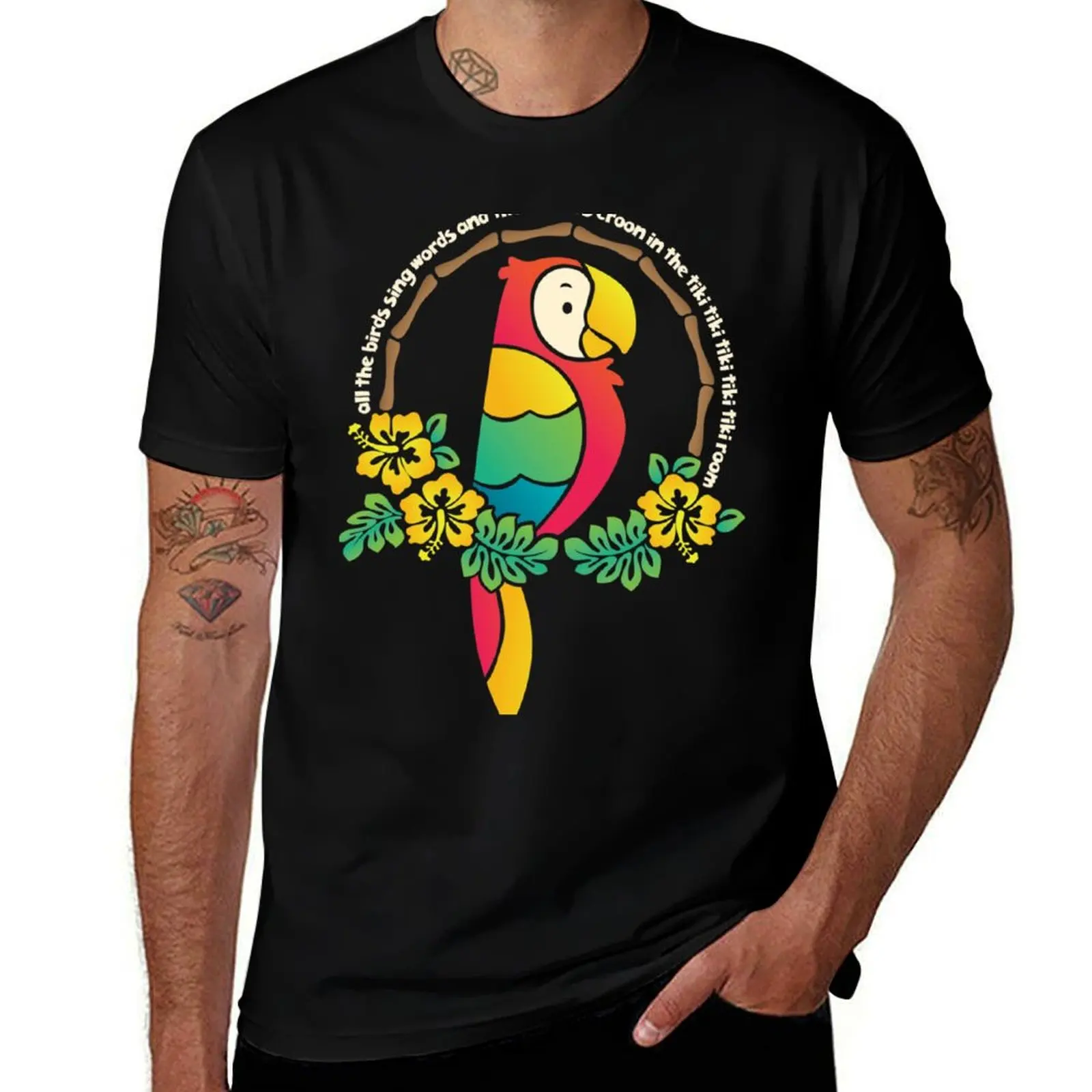

Tiki Room of Enchantment E T-Shirt t shirts for man cotton soft man t shirt designer t shirts designer T-shirt