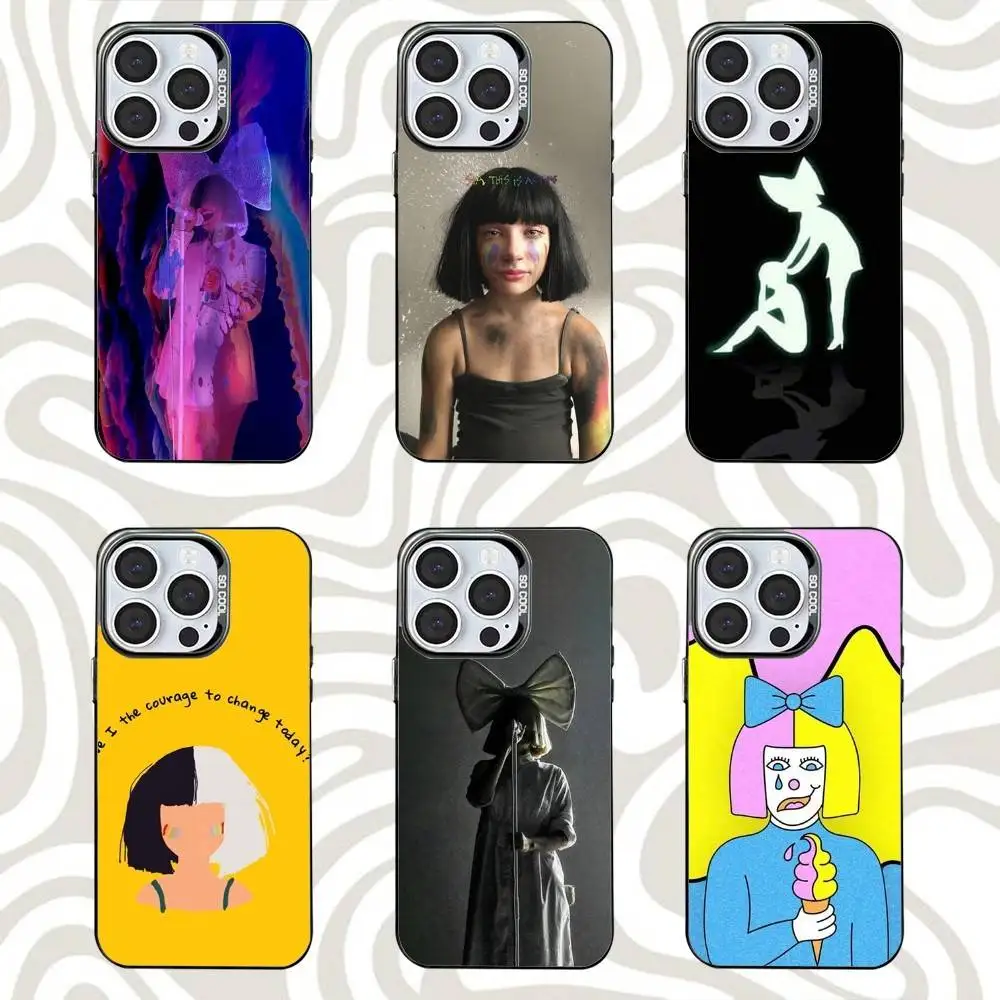 

Singer S-Sia-as U-Unstoppables Phone Case For iPhone 16,15,14,13,12,11,Mini,Pro,SE,MAX Black Matte Shockproof Cover