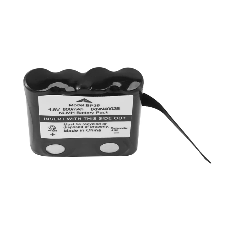 Batería Ni-Mh ixn4002b de 800Mah para Motorola Tlkr T80 T80Ex Xtr446 Xtb446 Xt180 Xtk446 Tlkr T61 T81 T5 T6 T7 T8 Radio, 2 unidades