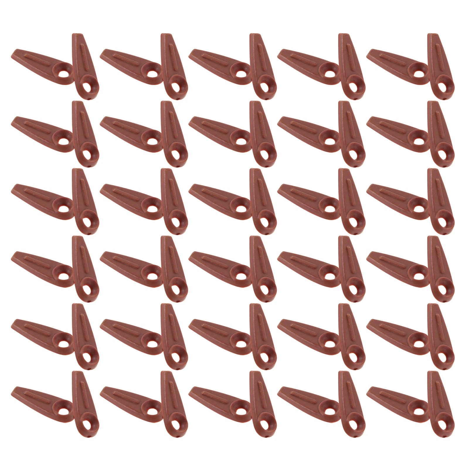 

200 PCS Tablet Photo Frame Back Sheet Picture Retainer Clips Plastic Backing Tabs