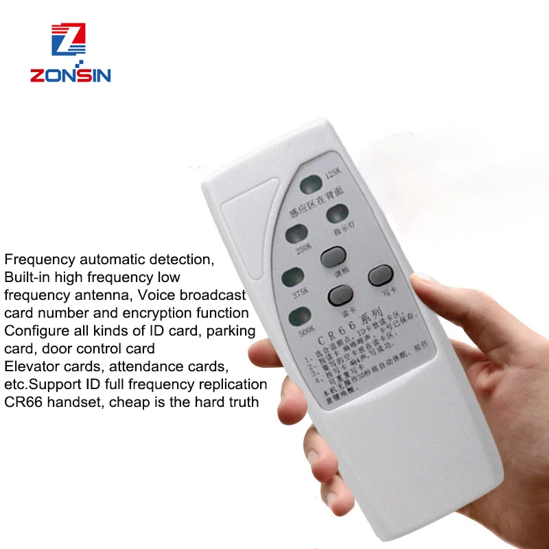 4 Frequency Rfid Card Reader Writer 125KHz Copier Duplicator ID Tags Programmer Light Indicator T5577 Key Card Keyfob