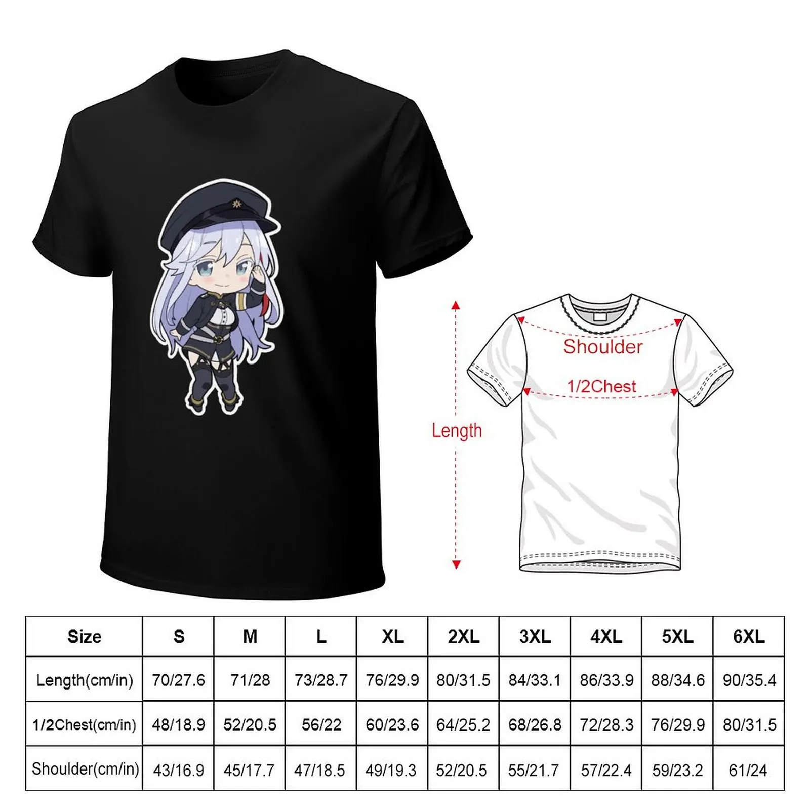 VLADILENA MILIZE - 86 Anime Manga T-Shirt Vintage Print Crew Neck Tee