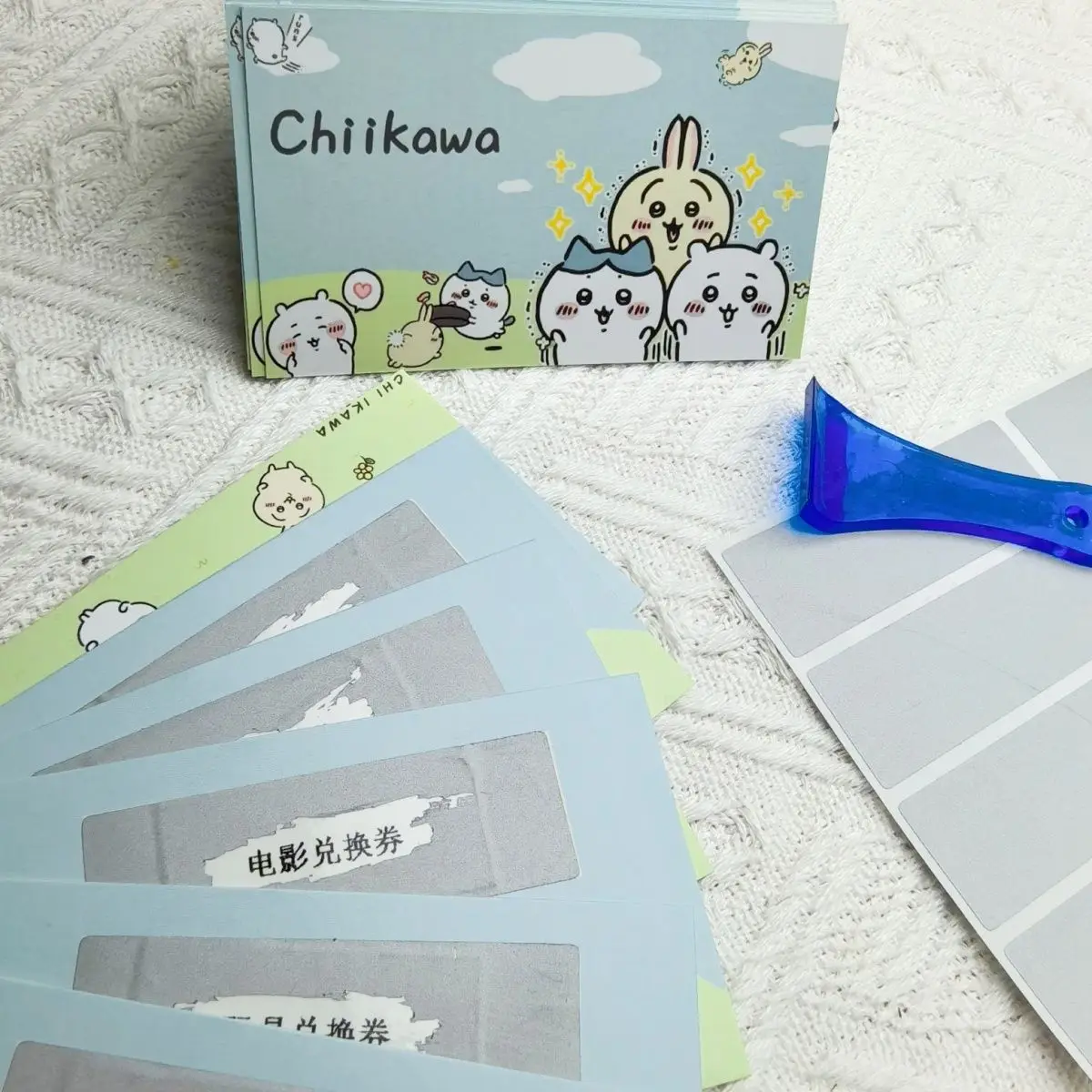 

10-100pcs Ji-Ikawa Scratch Card DIY Greeting Card DIY Game Reward Blank Handwritten Coating Scratch-off Wish Declaration Card