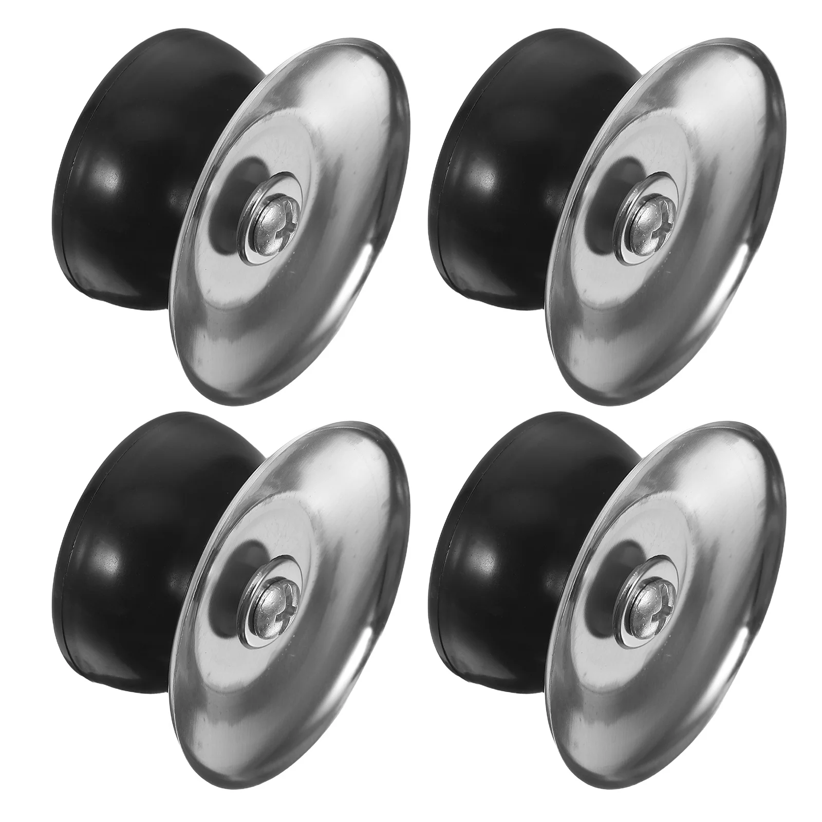 

4Sets Pot Lid Handles Universal Replacement Knobs Secure Screwfixed Heat Resistant Pan Lid Handle for Cookware Steamer