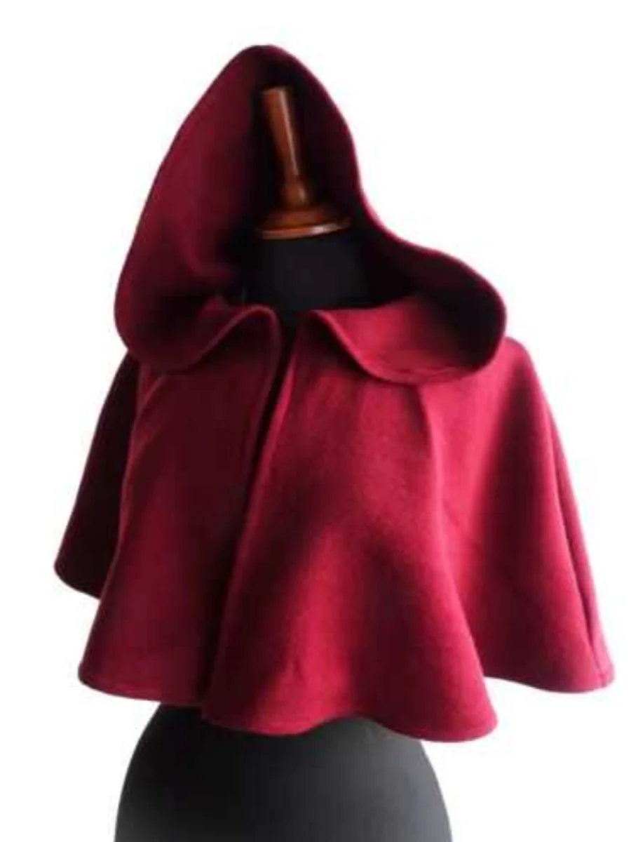 

Женская модная короткая шерстяная шаль и длинная остроконечная шляпа: аксессуар для свадебного платья, простой, универсальный, элегантный, для сценических костюмов