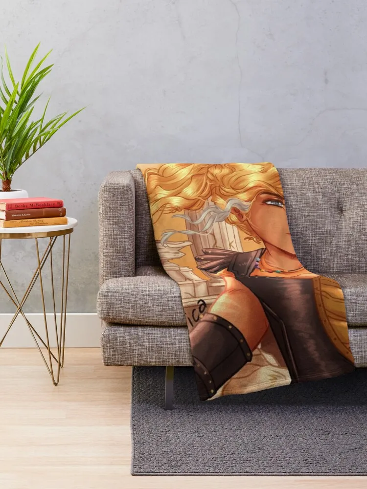 Annabeth Chase Gold Throw Blanket Stuffeds Beach Fashion Sofas Bed Fashionable Blankets