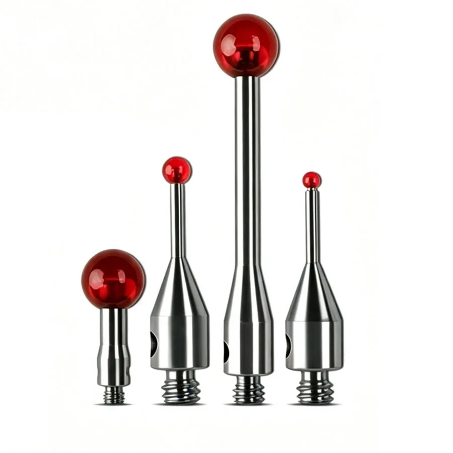 Renishaw measuring needle, three coordinate ruby measuring needle, stainless steel measuring rod, M2 three-dimensional probe