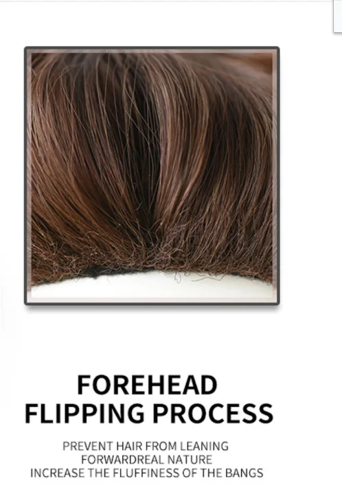 Schwarze Highlight-Rosa-Synthetik-Perücke mit Pony, lange gerade schwarze Highlight-rote Perücke für Frauen, Cosplay, Party, Weihnachten, 66 cm – Detail 19
