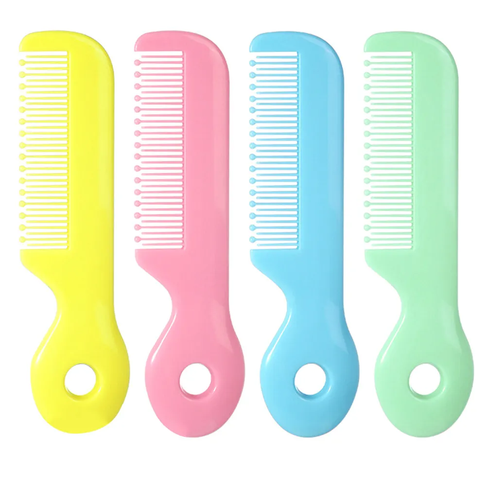 

4Pcs Infant Hair Comb Newborn Baby Combs Set Detangling Toddler Hair Groomer Round Teeth Safe Cleaning Tool for Kids