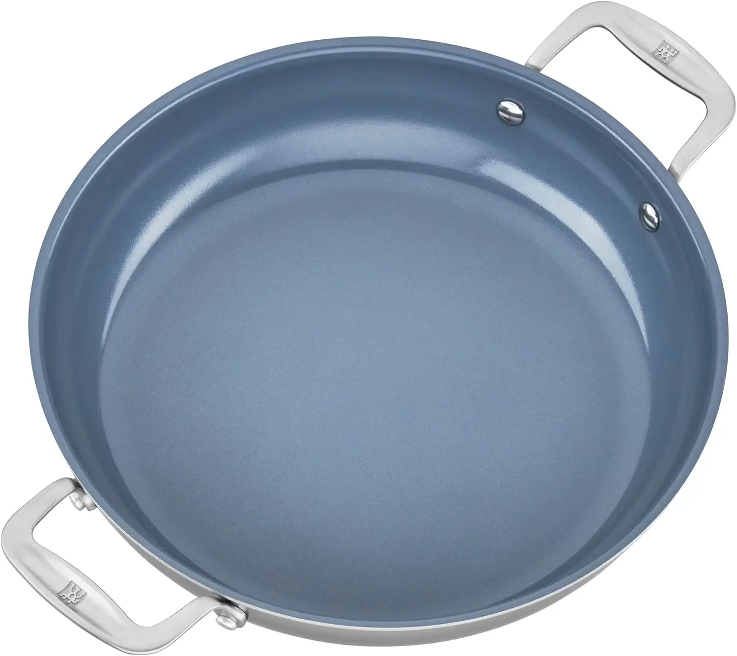 Spirit 3-ply 4-qt Ceramic Nonstick Braiser, Stainless Steel