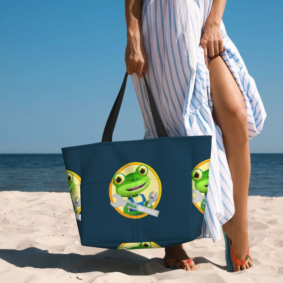 

Geckos Garage Пляжная большая сумка Спортивный тренажерный зал Йога Duffle Большая большая сумка Женская дорожная сумка Сумка для фитнеса