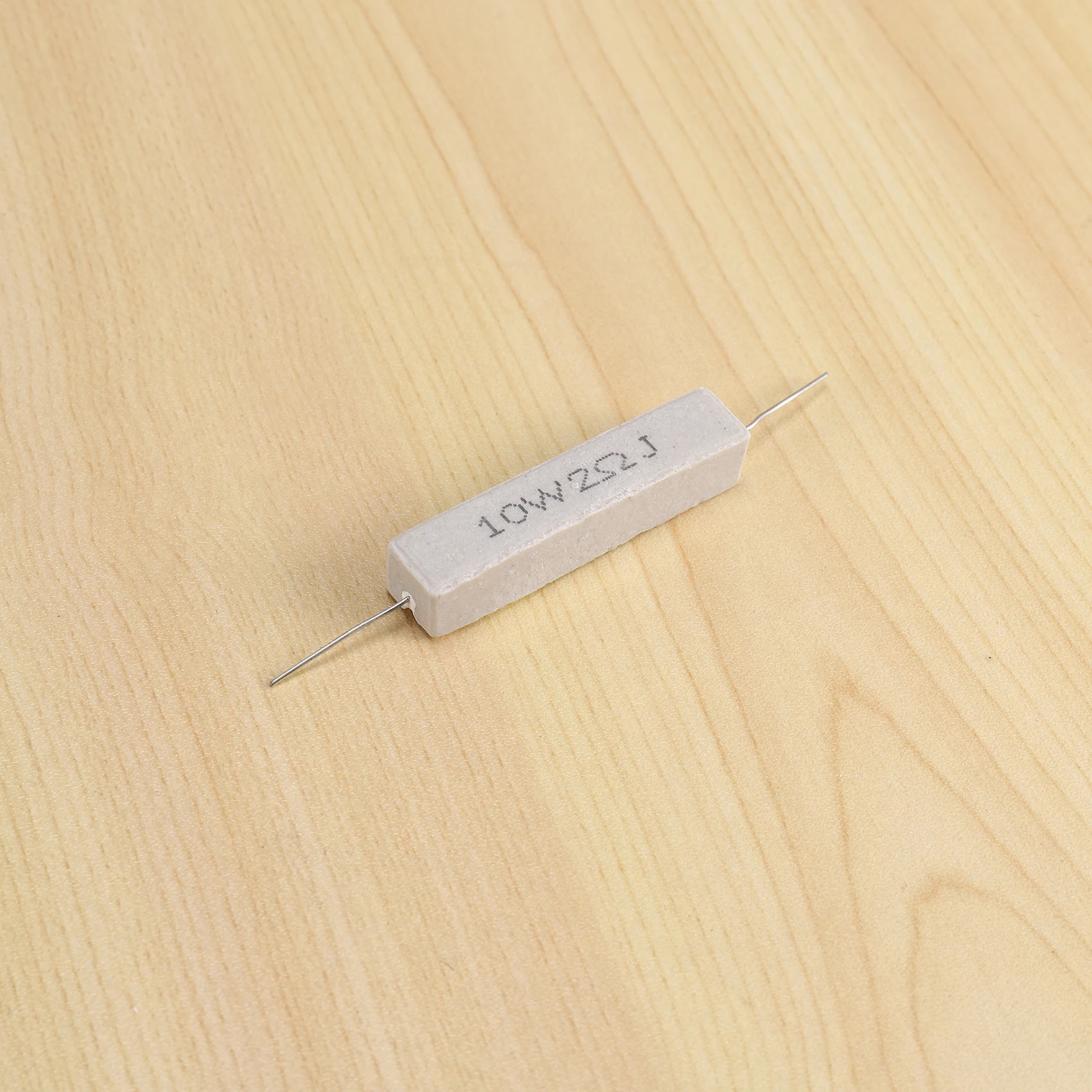 N10R-10 Pcs Wire Wound Cement Resistor 2 Ohm 10W Watt