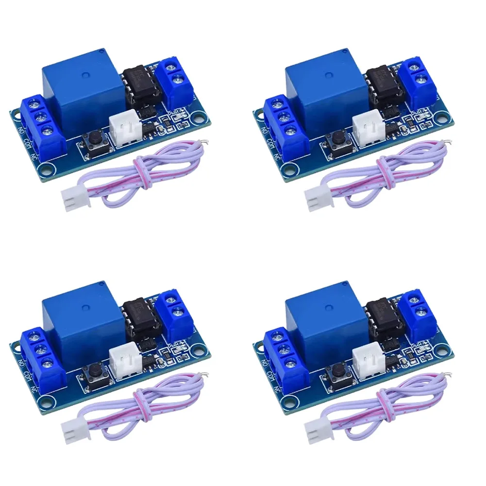 4 x 12VDC Bistable Relay Module SPDT for Industrial Automation Control Circuits IEC 60947-1 Certified AgSnO2 Contact Type