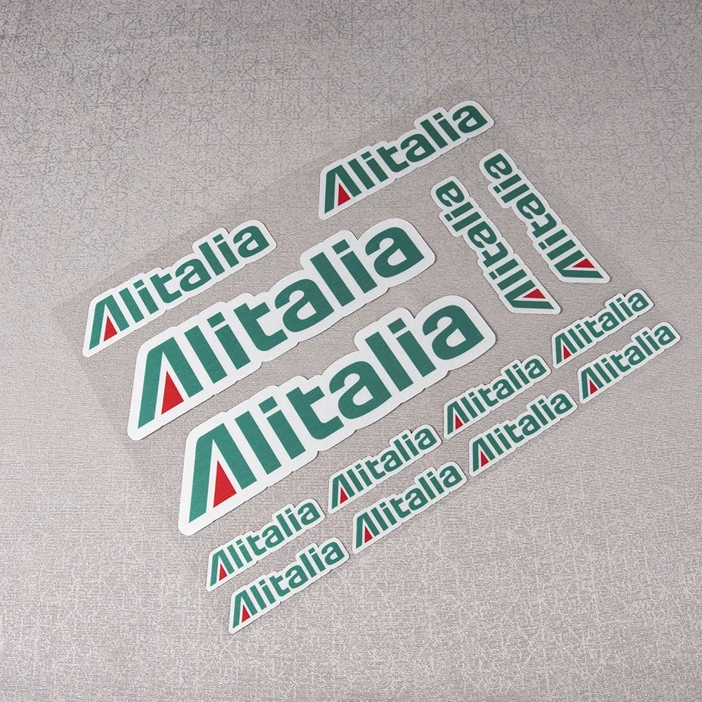 Reflective  ALITALIA Motorcycle Sticker Set Quality Bike Helmet Car Decal Vinyl Graphic Logo Adhesive Kit  Motor Accessories