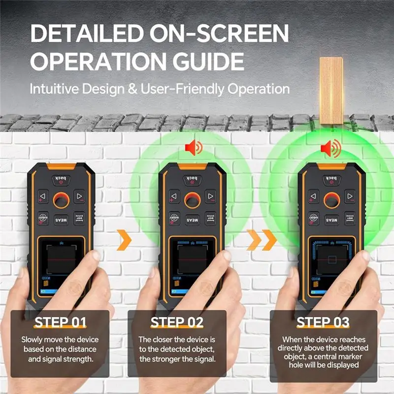 [جديد A09R!】 جهاز قياس المسافة بالليزر الرقمي متعدد الوظائف لأسلاك التيار المتردد والخشب المعدني #3