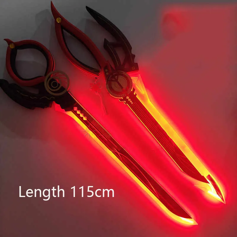 

Game Wuthering Waves CHISA Cosplay Luminous Sword Props Length 115cm Halloween Party Costumes Accessoires Props