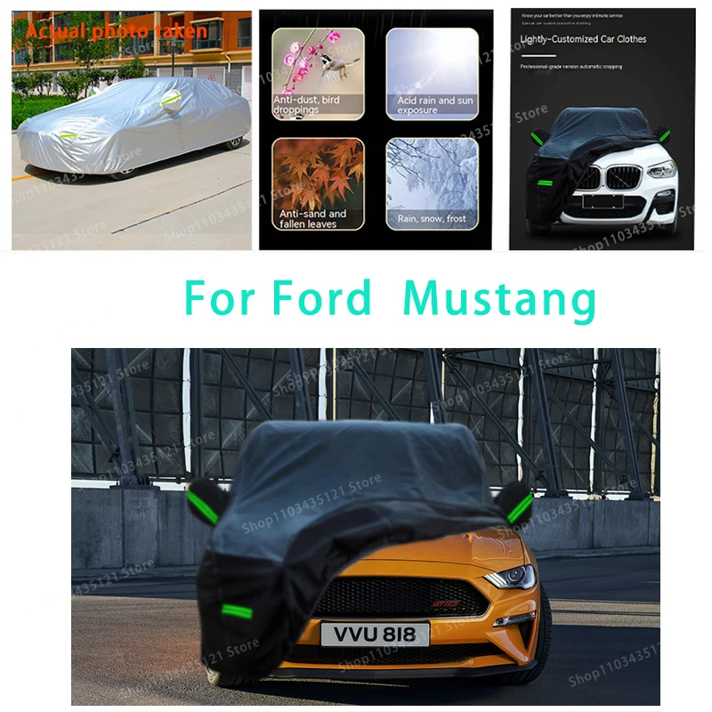 For Ford Mustang auto body protection, anti snow, anti peeling paint, rain, water, dust, sun protection, car clothing