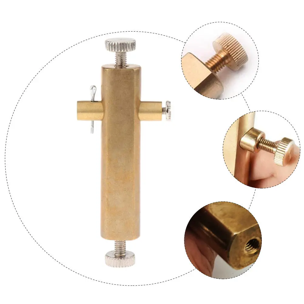 

1Pcs Professional Violin Inlaid Slot Cutter Polished Brass Violin Making Tool Precise Engraving Luthier Accessory