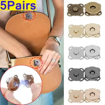 14/18mm magnetische knoppen DIY naaien magneet drukknopen portemonnee sluiting sluitingen metalen portemonnee knop tas accessoires kleding ambachtelijke gespen