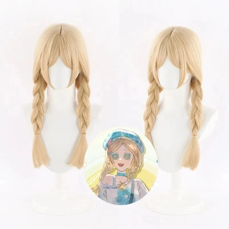 애니메이션 게임 앤 레스터 장난감 판매자 코스프레 의상 가발 긴 소매 티셔츠 격자무늬 코트 셔츠 가방 여성 귀여운 카니발 의상