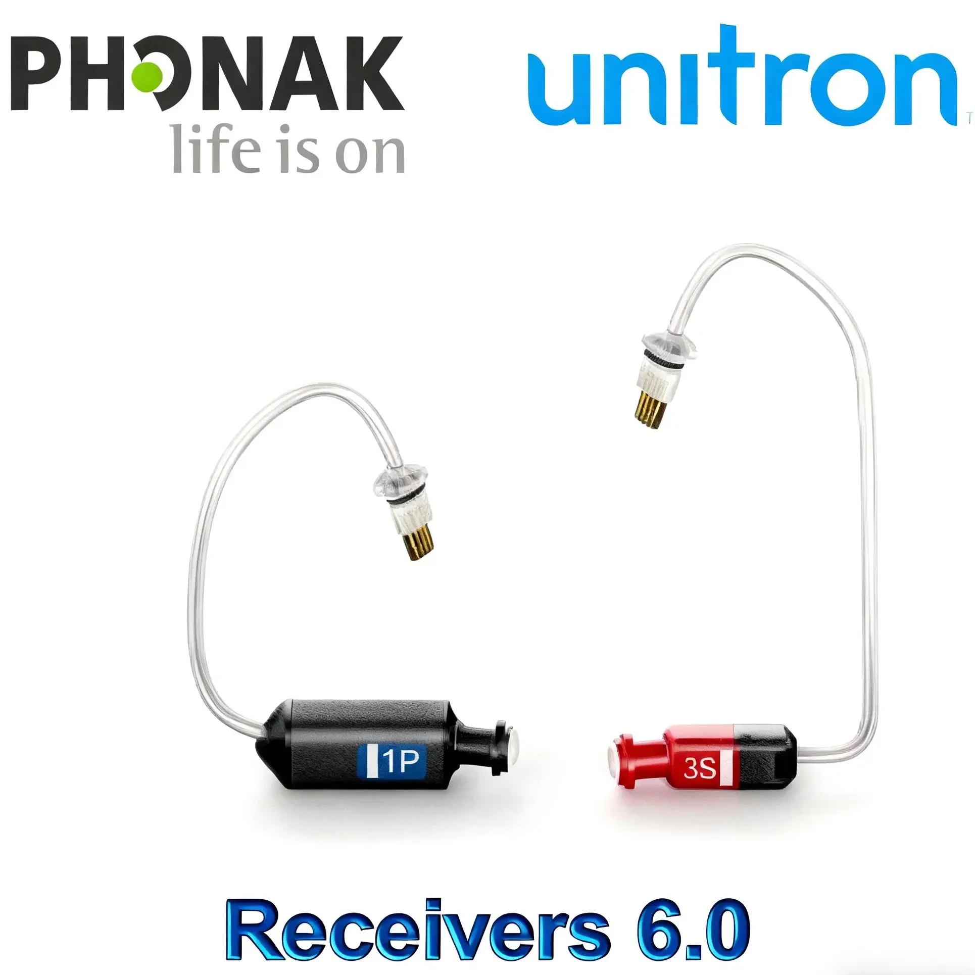 Phonak SDS 6.0 RIC Receiver Wires for Audeo Infinio Sphere, Replacement Speaker Left/Right (6.0 SDS)