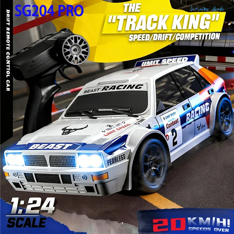 รถแข่งบังคับวิทยุ SG204 PRO RC1 รุ่นใหม่ ความเร็วสูง ขับเคลื่อนสี่ล้อ สำหรับเด็ก ของเล่นรถอิเล็กทรอนิกส์เสริมพัฒนาการ