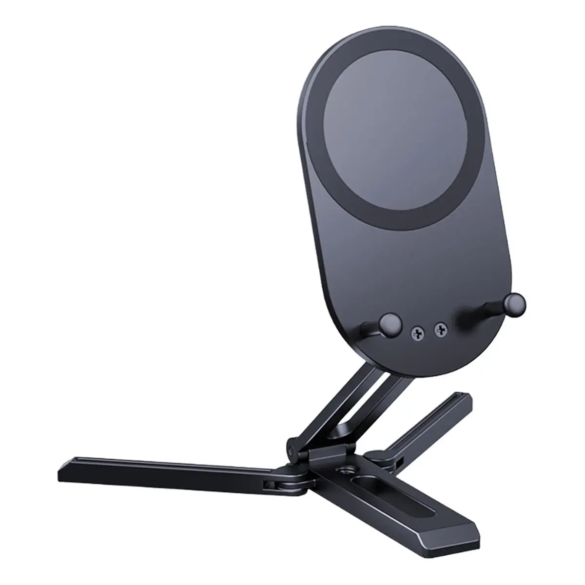 磁気式スマホホルダー-折りたたみ式-デスクトップ-ポータブル-アルミ合金製スマホホルダー-ほとんどのスマホに対応