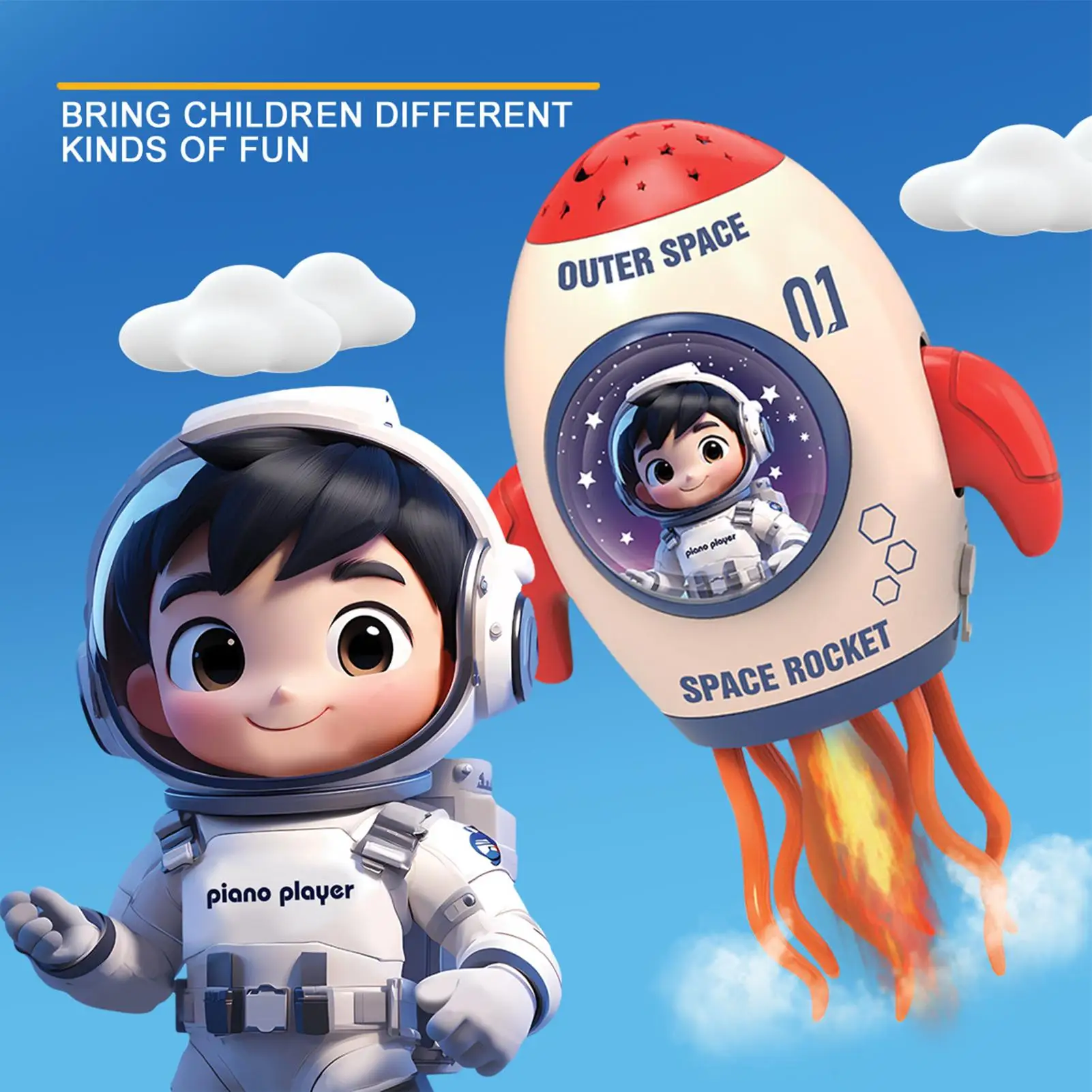 لعبة الرقص الغناء الرقص صاروخ اللعب مضاءة العارض الموسيقى دمية لمهرجان داخلي عطلة المنزل الجدول الحدث حفلة الأسرة