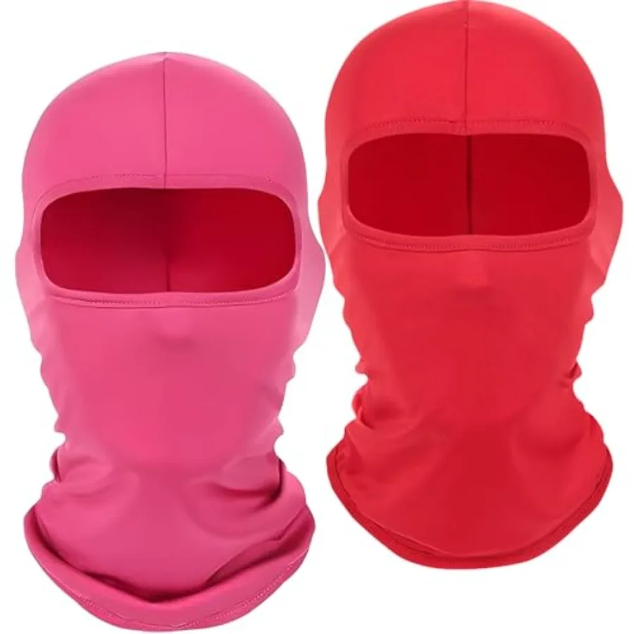 

2Pcs Full Face Cover Ski Mask Balaclava Unisex Hood Cap Neck Gaiter UV Protector for Outdoor Sports Snowboard Travel