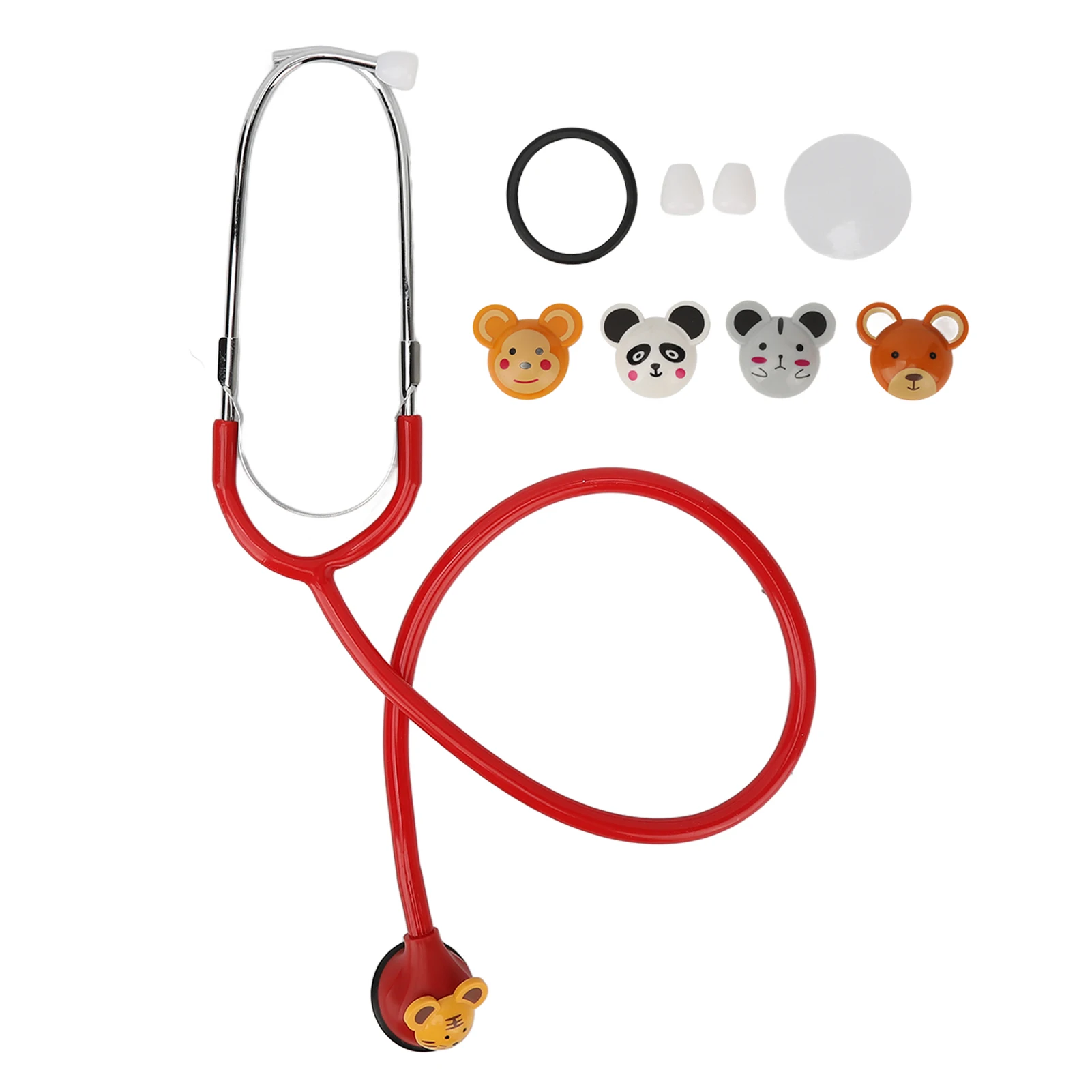 Pediatric Stethoscope 5 Heads  Thin Fiber Diaphragm Cartoon Animals Multiple Colors  Stethoscope for Pediatrician