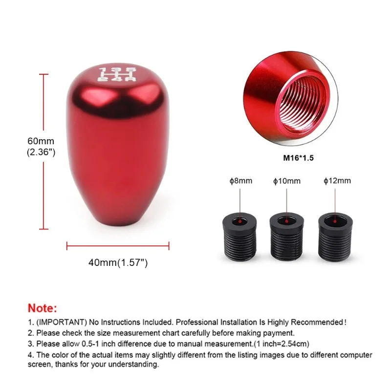 Fibra de carbono liga de alumínio universal 5 velocidades carro botão de mudança de engrenagem automática para transmissão manual posição de engrenagem automática