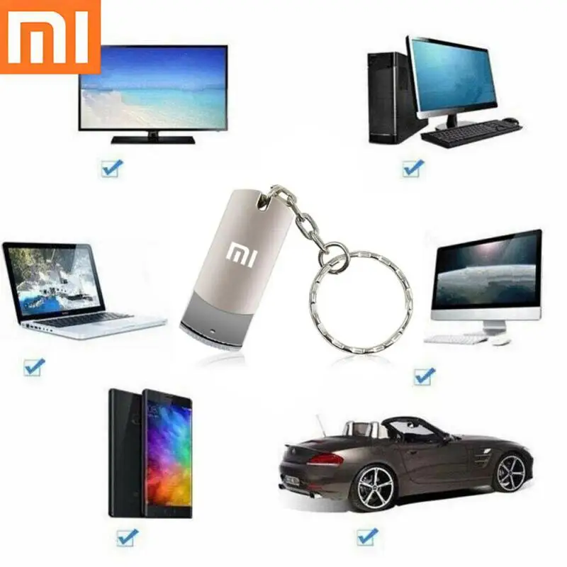 Xiaomi U Disk Metal 16TB Flash Drive USB 3.0 High Speed Transfer 8TB Ultra-large Capacity Waterproof Computer Pen Drive