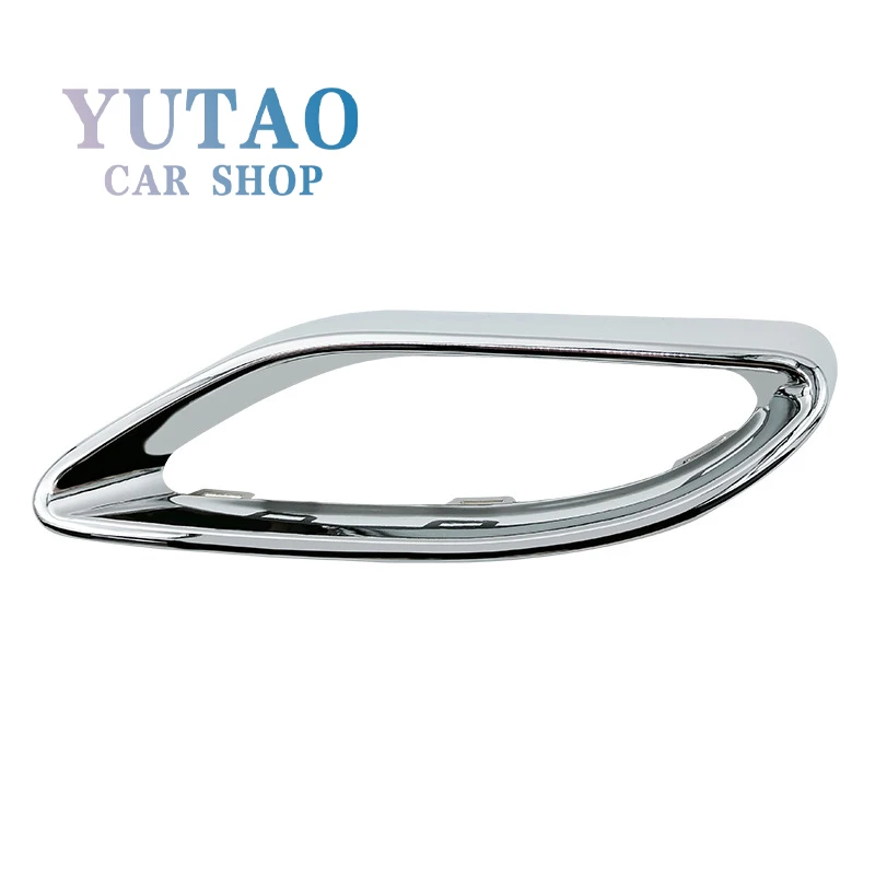 

2058852221 2058852321 Chrome Bumper Trims Suitable For Mercedes-Benz A220 2021 E350 2019-2022 Exhaust Pipe Trim Bezel