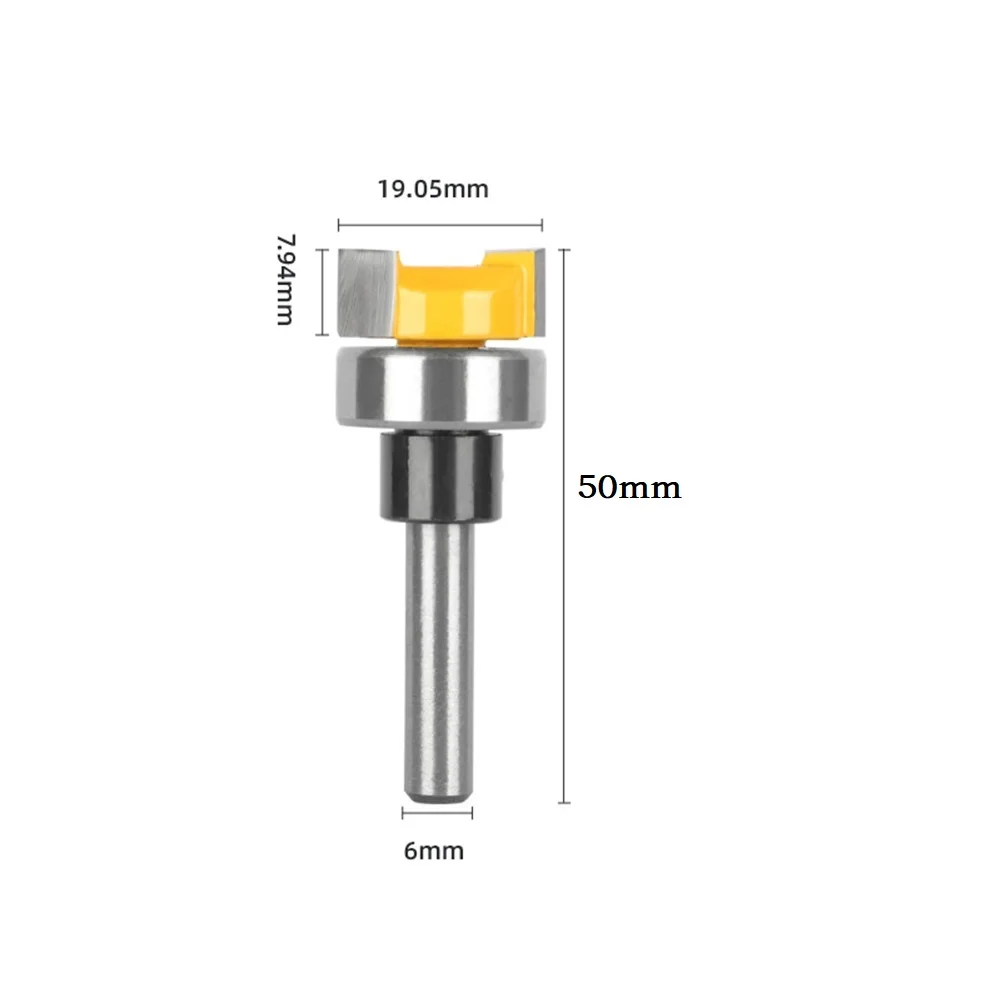 

6mm Shank Bowl & Tray Router Bit Round Nose Milling Cutter Woodworking Corner Rounding Router Bit Trimming Tools