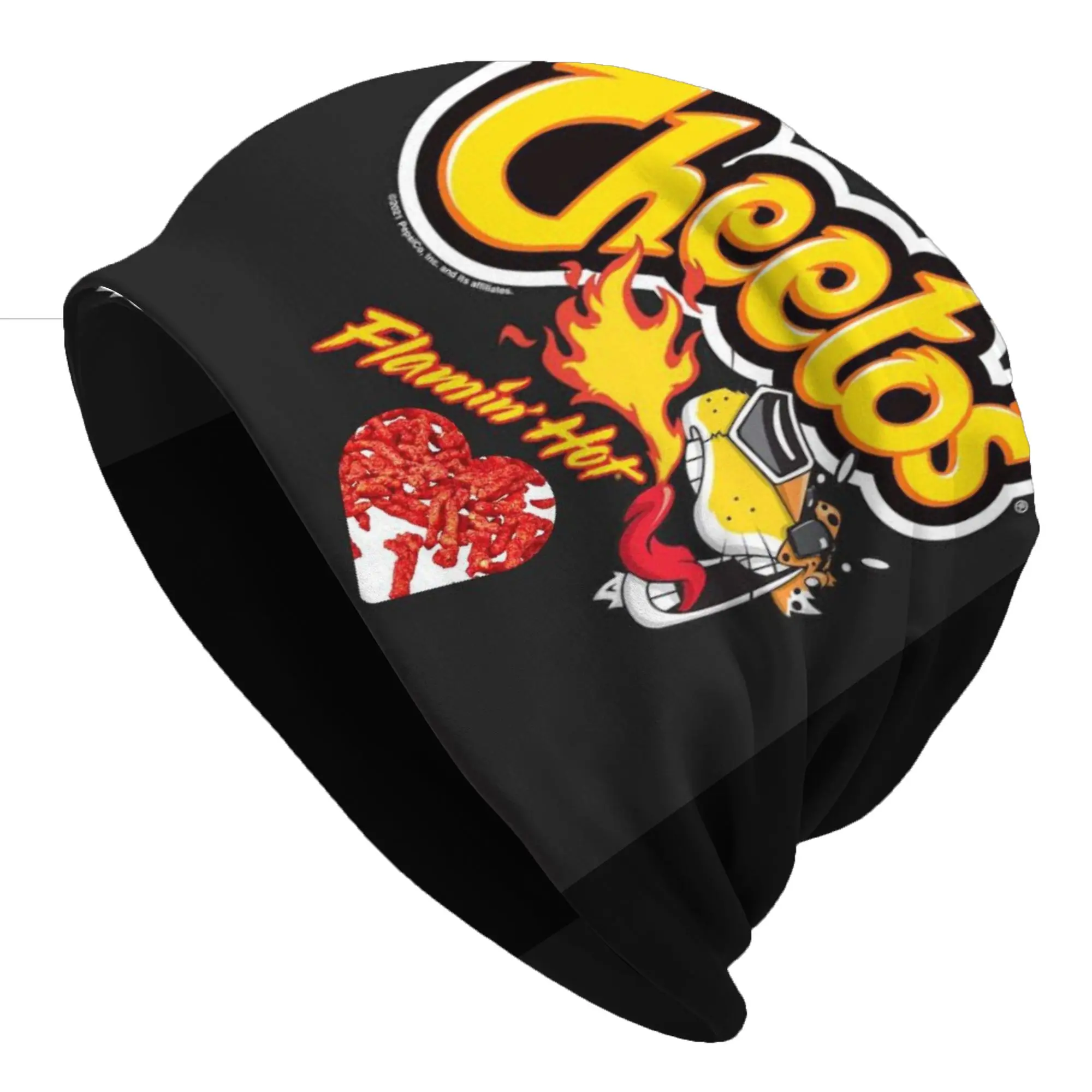 The Fire Leopard Thin Caps For Men Women C-heetos Skullies Beanies Ski Caps Soft Bonnet Hats Skullies & Beanies Hat