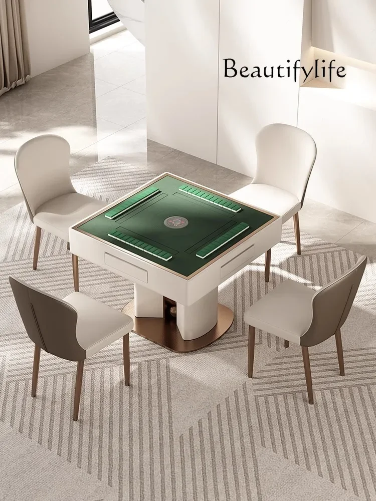 

N N Mahjong Table Stone Plate Dining Table Simple Dual-Use Restaurant Integrated Automatic Electric Multifunctional Mahjong Mac