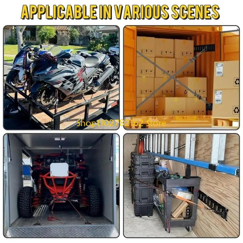 547B Pack Of 10 E Track Fasteners Spring Loaded Mechanism Fast Release Cargo Anchors Suitable For Vehicles Trucking Equipment