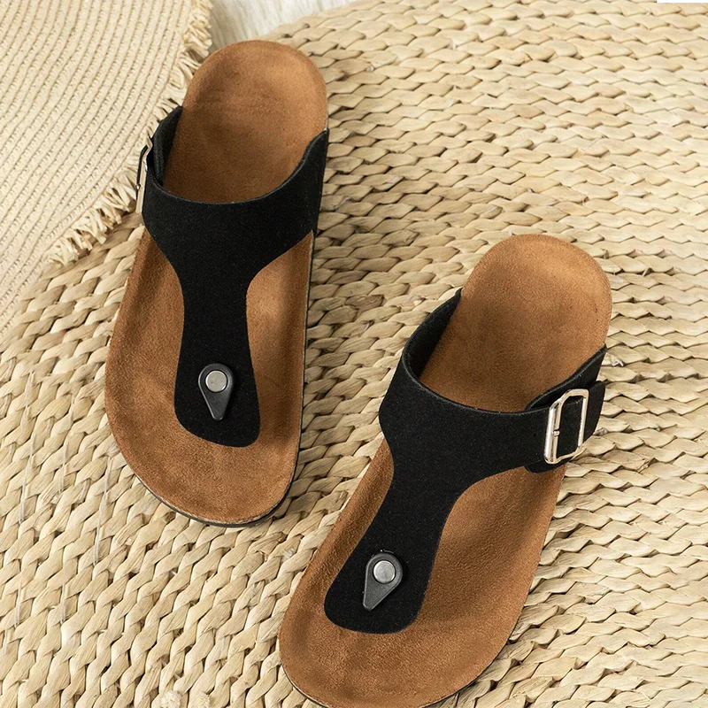 شباشب نسائية من الفلين شباشب شاطئ مريحة شرائح نسائية صيفية جديدة