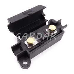 1 Set 1 Pin AC Assembly Auto Fuse Holder Blade Plastic Housing Fuses Holder Flat Type ANM Bolt-on Fuse Box Without Fuse