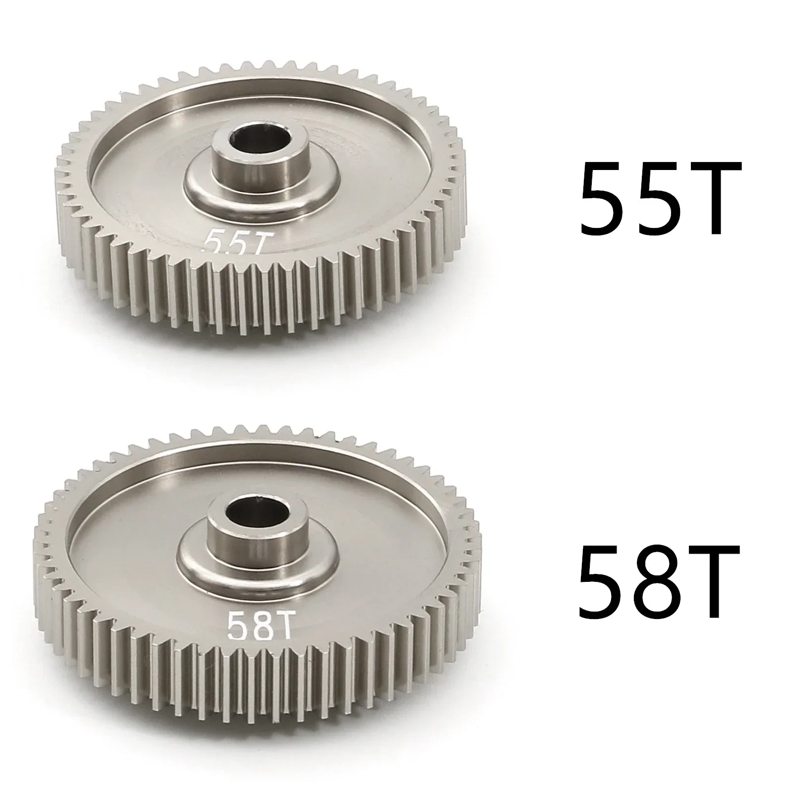 2 stücke 55T 58T High Speed Stirnrad 53665 Für TAMIYA TT01 TT-01 1/10 RC Auto Upgrade teile Zubehör