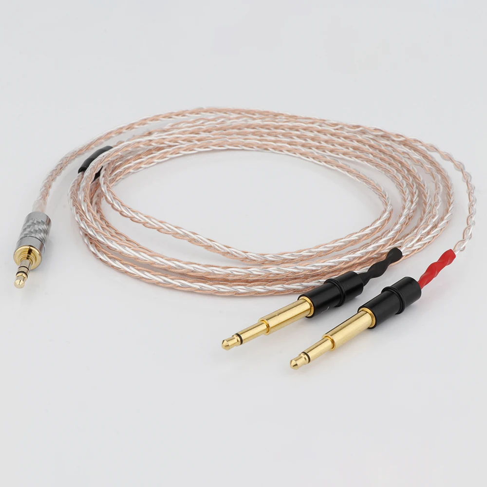 

Preffair HiFi OCC Silver Plated Mixed Earphone Cable For Meze 99 Classics NEO NOIR Headset Headphone