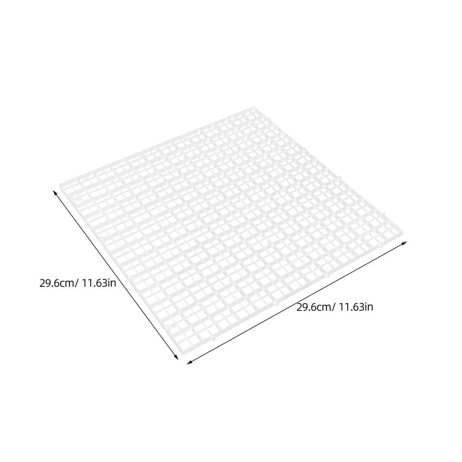 8pcs Aquarium Dividers - Grid Filter Plate Fish Tank Bottom Isolation Board 11.65 Inch - Partition Net For Breeding And Setup