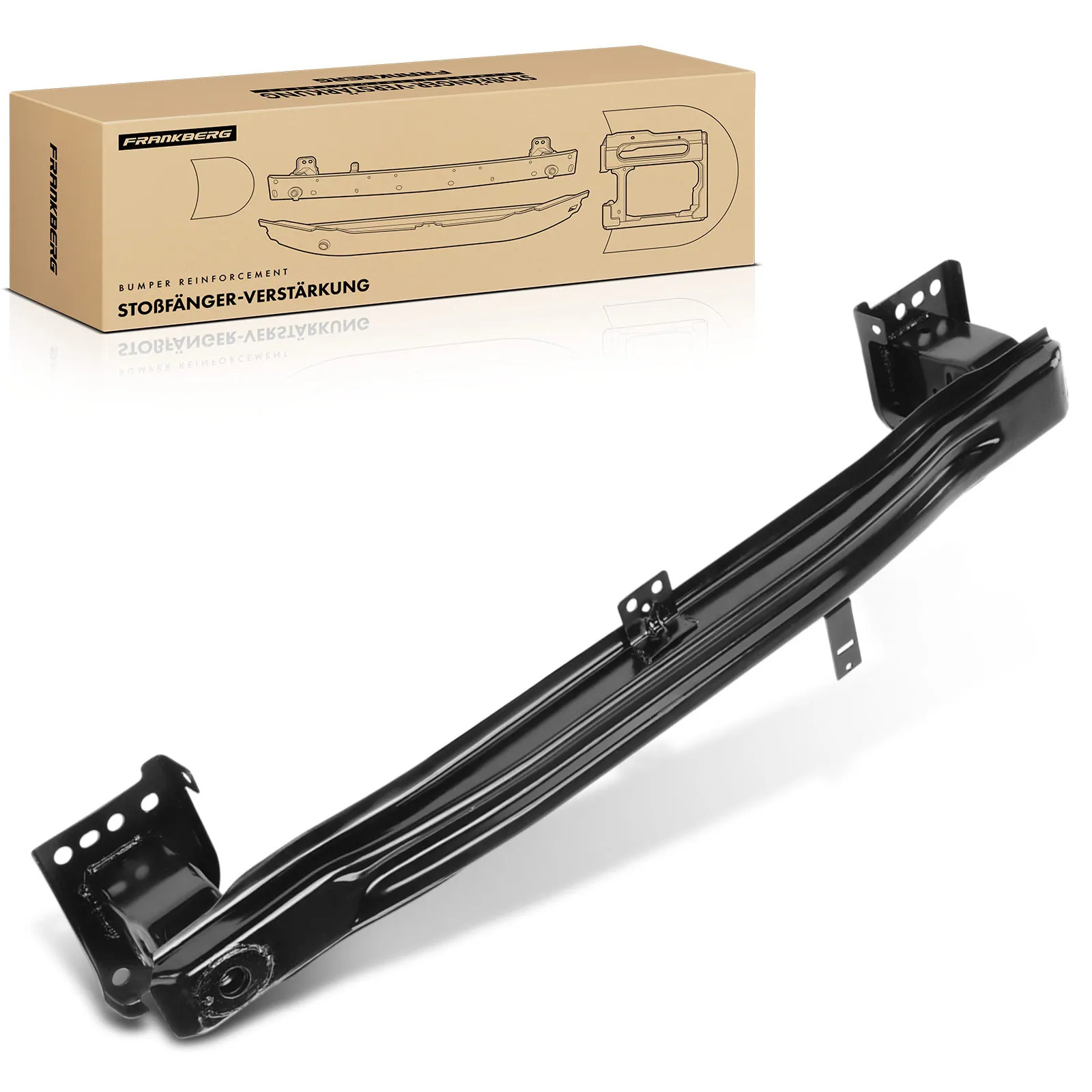 Frankberg 1x Stossfänger Stoßstangenträger Vorne Links Rechts für VW Passat 362 Tiguan 5N 1.4L 1.6L VW1006135C S1021GR01BS0N