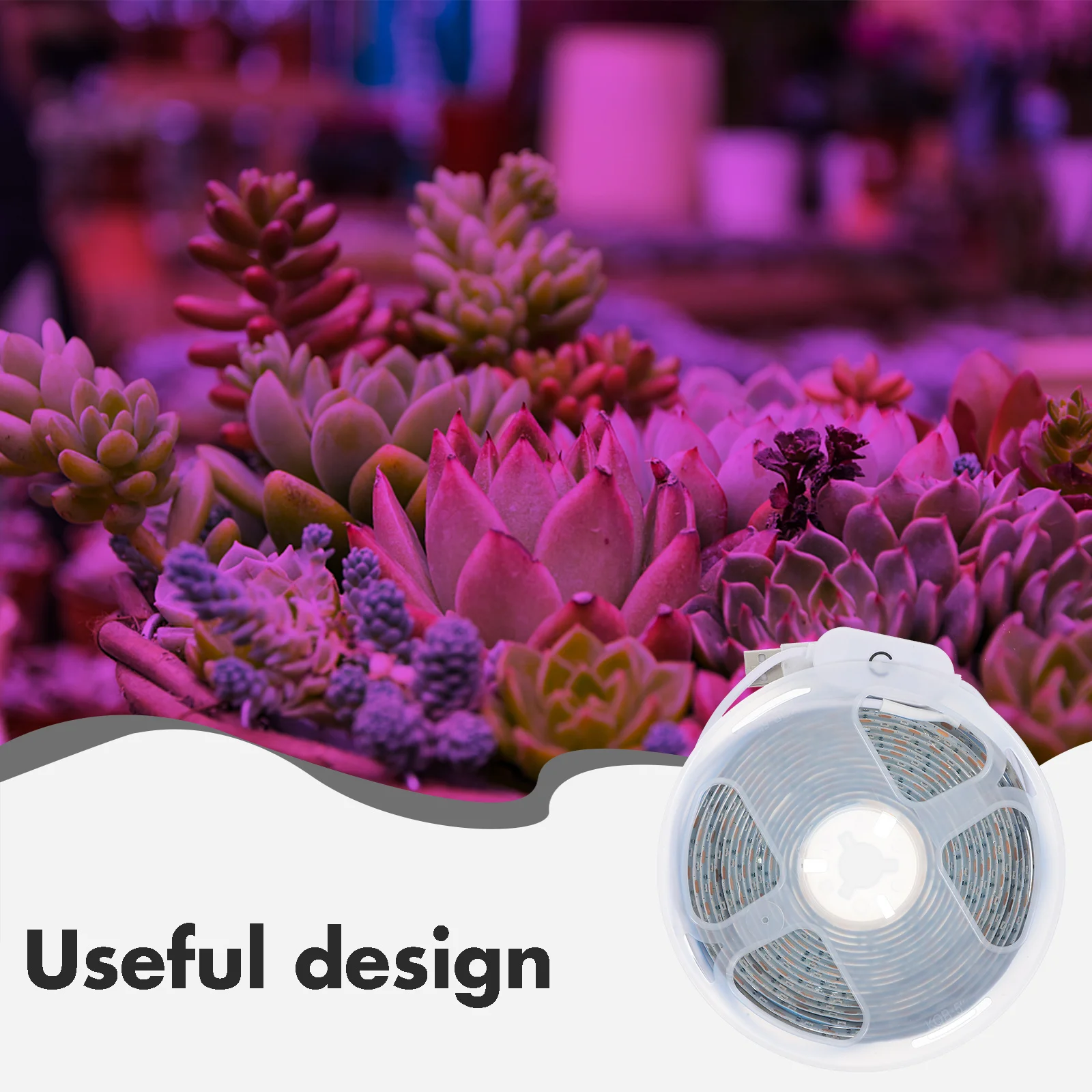 USB LED تنمو شرائط ضوء الطيف الكامل النبات شريط مصابيح للنباتات الداخلية زهرة زراعة الخضروات المائية #5