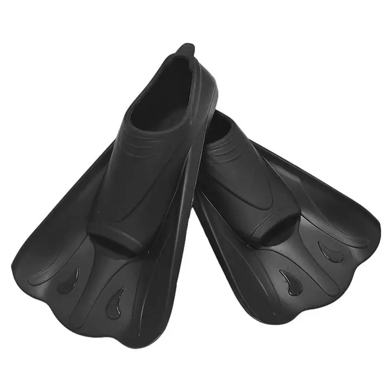 Silicone Short Flippers Training Short Swim Diving Fins Unique Opening Design Snorkeling Supplies For Kids Adults Men And Women