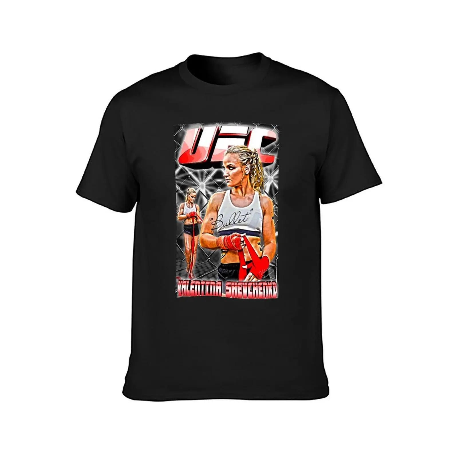 Valentina Shevchenko Tribute T-Shirt heavyweights summer top plain black t-shirts for men