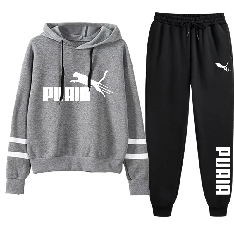 Damen-Set/Hoodie/Hose Damen-Hoodie Sportbekleidung Kapuzenpullover & Jogginghose Herbst Winter Alltag Freizeit Sport Jogginganzüge – Detail 6