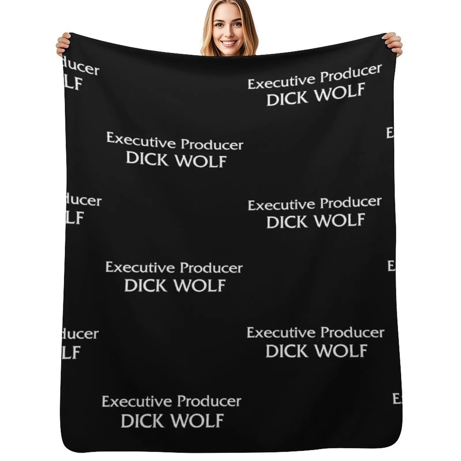 

Executive Producer Dick Wolf Throw Blanket Luxury Thicken Soft Plush Plaid Vintage Sofa Blankets
