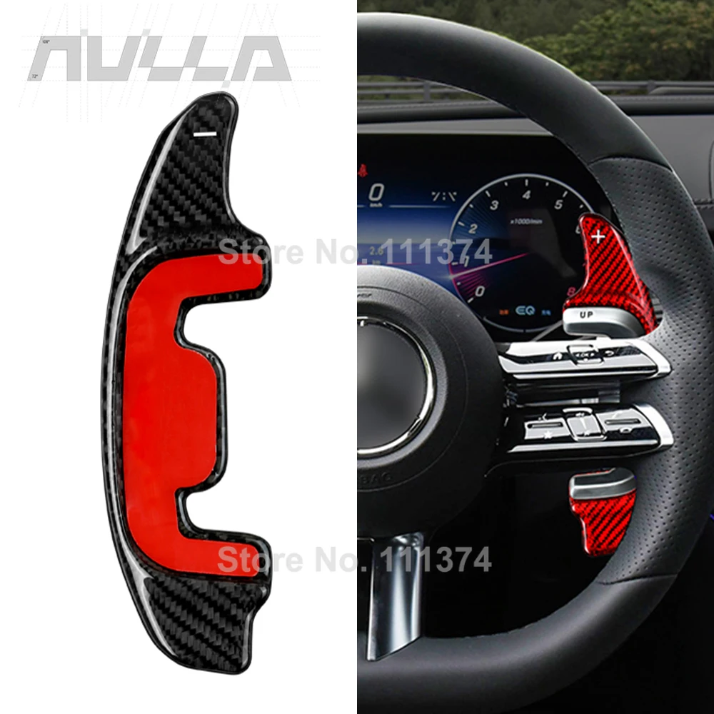 Real Carbon Fiber Paddle Shifters For Benz AMG E53 SL43 55 GLS63 GLE53 GT43 GLC W213 EQE EQS Sedan GLS 63 SUV GLE 53 GLE 63